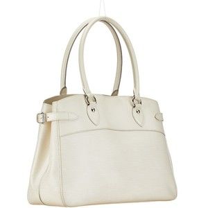 Louis Vuitton Epi White GM Handbag Passy